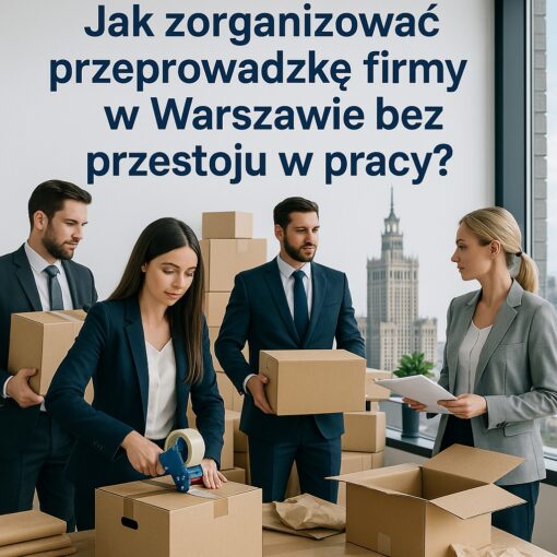 Jak zorganizować przeprowadzkę firmy w Warszawie